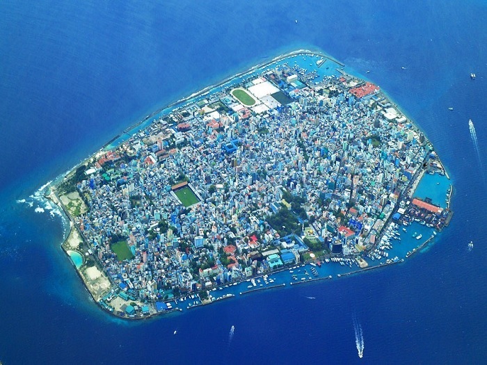 Đổi tiền Maldives - Thủ đô Male của quốc đảo Maldives.