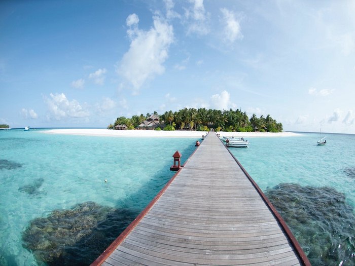 Chi phí du lịch Maldives - Một góc Maldives.