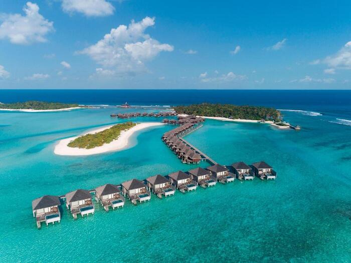 Thiên đường biển đảo Maldives - Một góc nhỏ tại Maldives, nơi những resort được xây dựng trên biển.