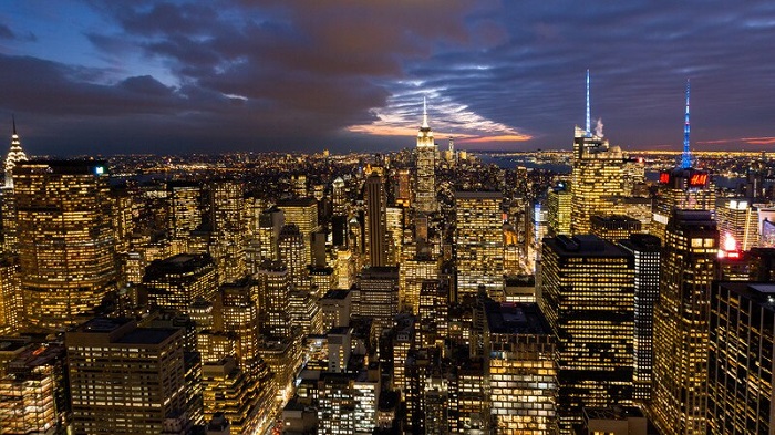 Trung tâm Rockefeller - Ngắm nhìn toàn cảnh khu trung tâm Manhattan từ Top of the Rock.