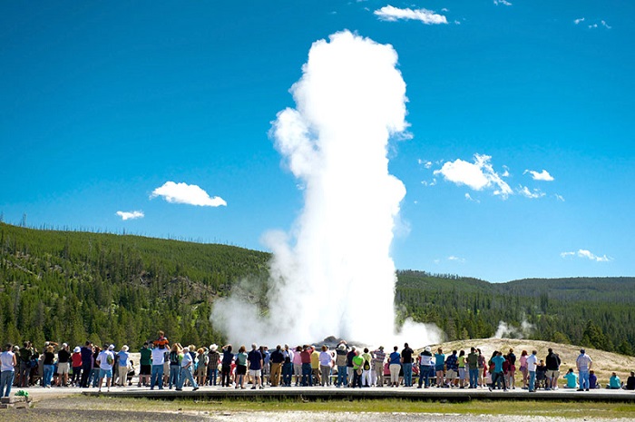 chi phí du lịch Mỹ - Công viên Yellowstone