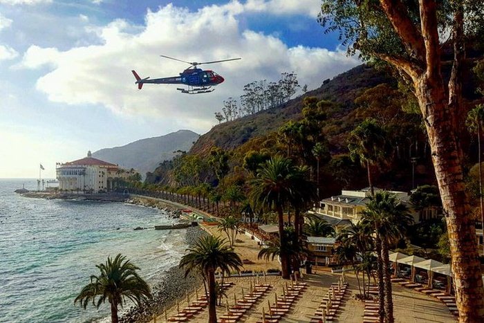 Đảo Santa Catalina - Trực thăng trên đảo Catalina.