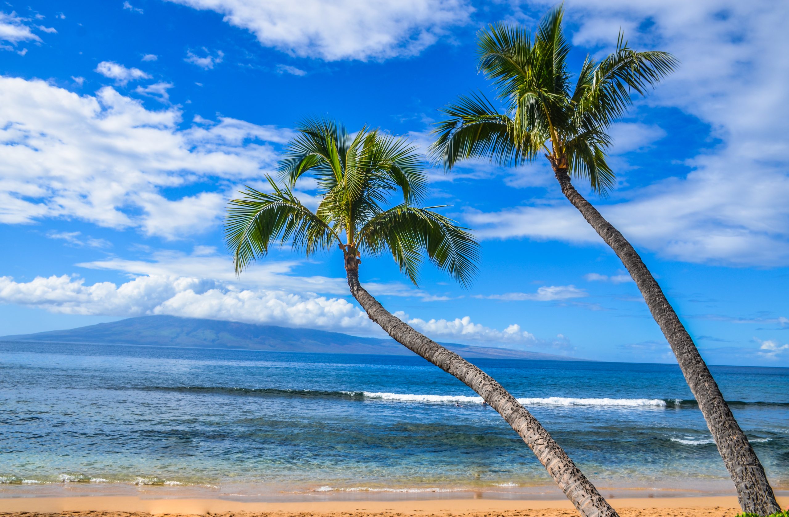 Bãi biển Hawaii - Bãi biển Kaanapali còn có các khu nghỉ dưỡng sang trọng bên bờ biển, sân golf, quán rượu, nhà hàng và bãi biển cát trắng nắng vàng