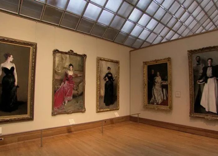 Bảo tàng nghệ thuật metropolitan - Ở tầng 2 viện bảo tàng trưng bày hội họa châu Âu qua các thời kỳ.