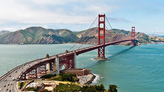 Cảnh đẹp San Francisco - Đi trên cầu, bạn sẽ cảm nhận được sự rung lắc do gió thổi