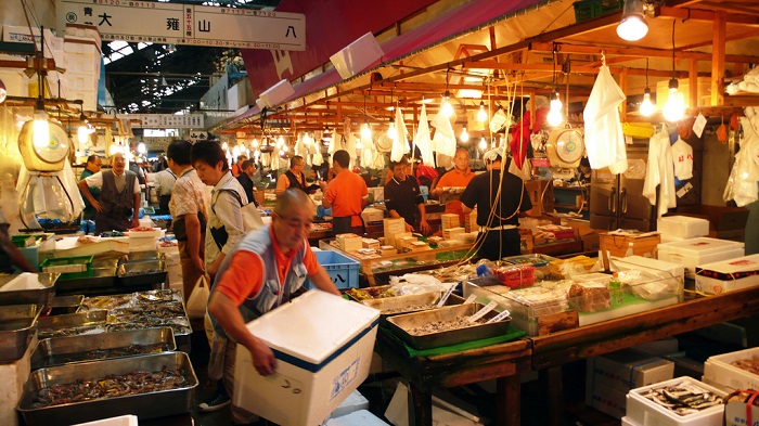 Ăn gì ở Tokyo - Chợ cá Tsukiji