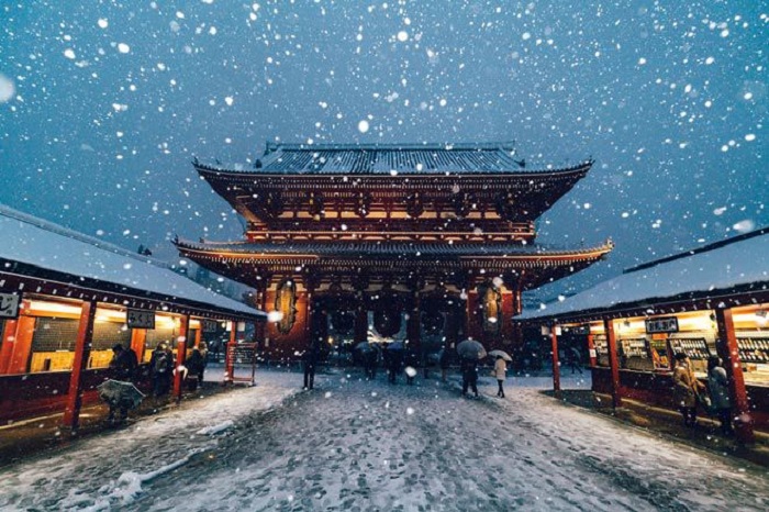 Kinh nghiệm du lịch Nhật Bản tháng 12 - Tokyo mùa đông