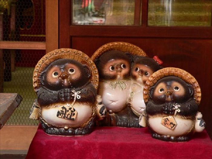 Chọn Tượng Tanuki làm quà tặng khi du lịch Kyoto