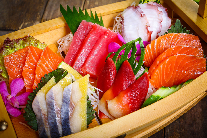 Sashimi là món ăn hấp dẫn đặc trưng của xứ xở Phù Tang
