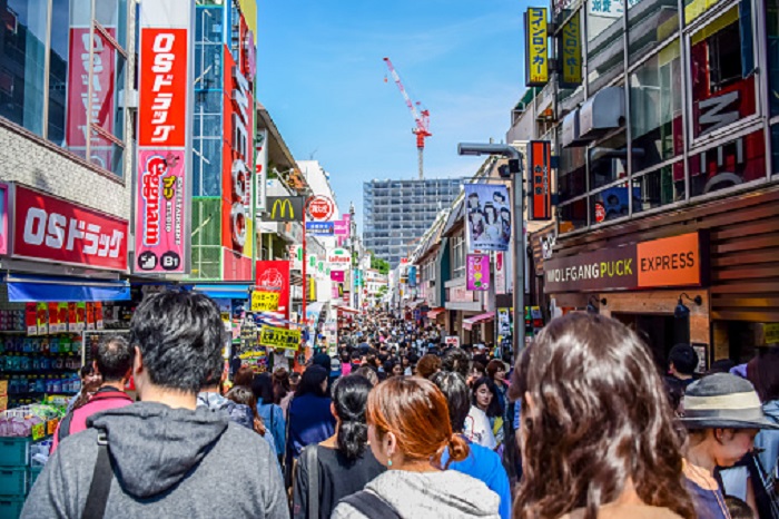 Shibuya Nhật Bản - Con đường Harajuku Takeshita