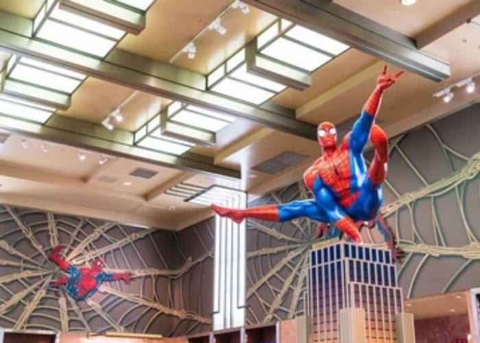 Spiderman tại công viên Universal Osaka