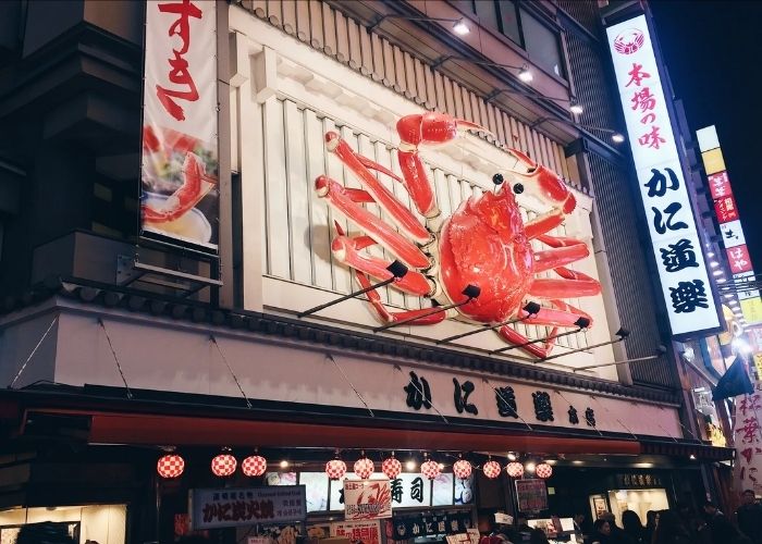 Nhà hàng Kanidouraku trên phố Dotonbori