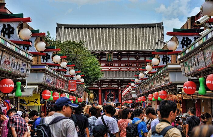 Chùa Asakusa Kannon - Khu vực chùa Asakusa Kannon là nơi diễn ra nhiều sự kiện lễ hội trong năm