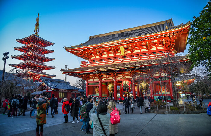 Khám phá chùa Asakusa Kannon ở Nhật Bản