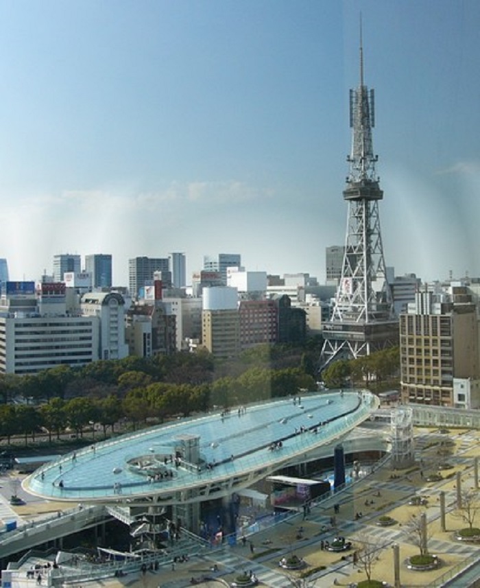Tháp truyền hình Nagoya - Toàn cảnh thành phố Nagoya.