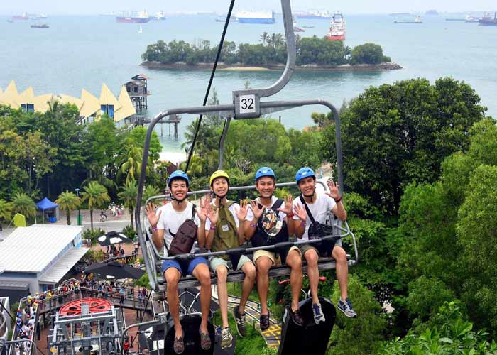 Sentosa Singapore có gì thu hút? Chắc chắn trò chơi này sẽ khiến bạn không thể quên