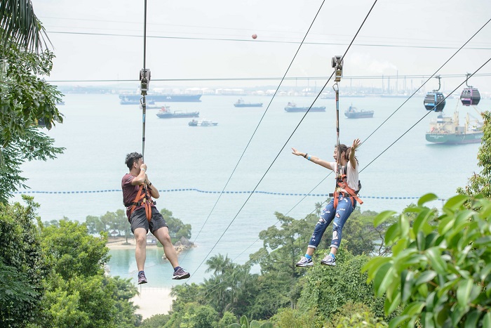 Sentosa Singapore có gì - Những trò chơi cảm giác mạnh rất được ưa chuộng