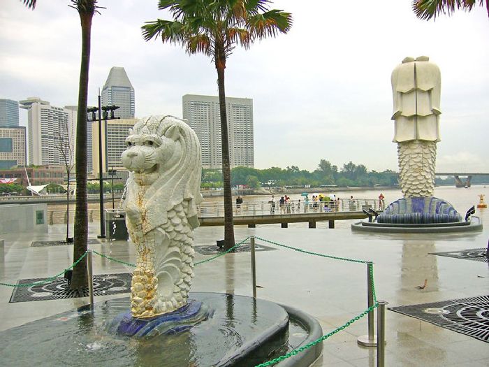 Nét đặc trưng của công viên Merlion - Công viên Sư Tử Biển Singapore =