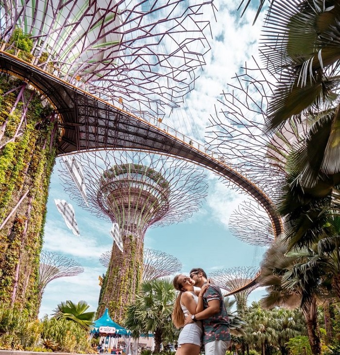 Công viên Gardens by the Bay, địa điểm du lịch Singapore tháng 1