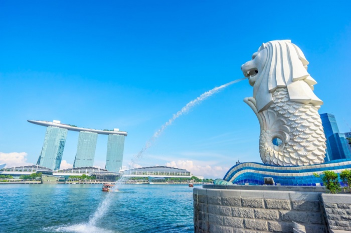 Nên đi Singapore tháng mấy - Check-in ở Merlion