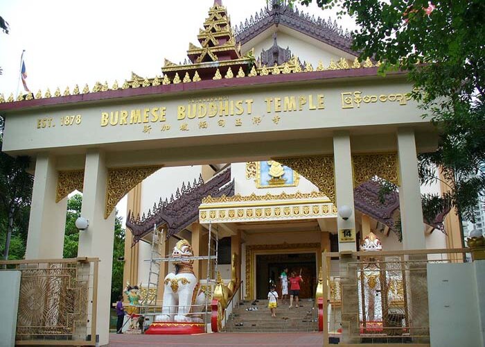 Chùa quan âm ở Singapore - Chùa Phật giáo Miến Điện - Một trong những ngôi chùa linh thiêng nhất ở Singapore