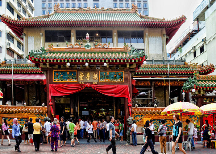 Chùa quan âm ở Singapore - Chùa Kwan Im Thong Hood Cho - Một trong những ngôi chùa quan âm ở Singapore nổi tiếng và được nhiều du khách biết đến.