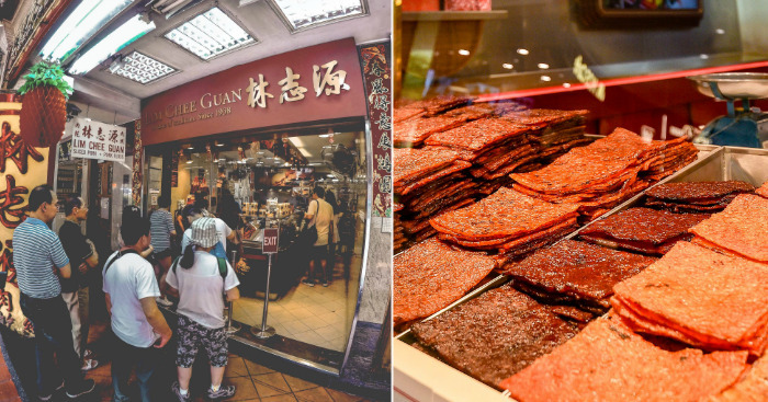 Thịt nướng Singapore - Cửa hàng Lim Chee Guan luôn đông khách xếp hàng