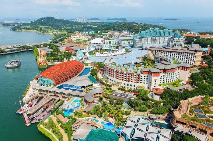 Đi Singapore nên ở khách sạn nào - Đặt khách sạn tại Sentosa Island thuận tiện cho việc thăm quan đảo.
