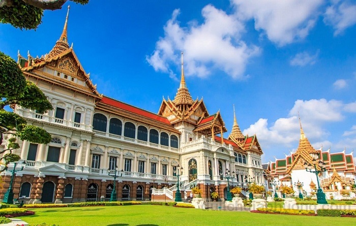 Địa điểm du lịch Thái Lan - Cung điện Hoàng Gia Thái Lan được nhiều du khách trên thế giới đến thăm quan