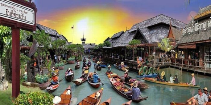 chợ Nổi Thái Lan luôn thu hút khách du lịch