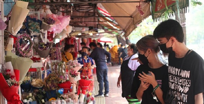 Kinh nghiệm du lịch Thái Lan tháng 2 - Không khí của ngày lễ ở Bangkok