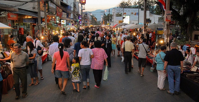 chợ đêm Chiang Mai - Đây là khu chợ đêm có quy mô lớn nhất Chiang Mai