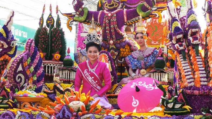 Đi Chiang Mai mùa nào đẹp - Lễ hội hoa Chiang Mai diễn ra rất sôi động