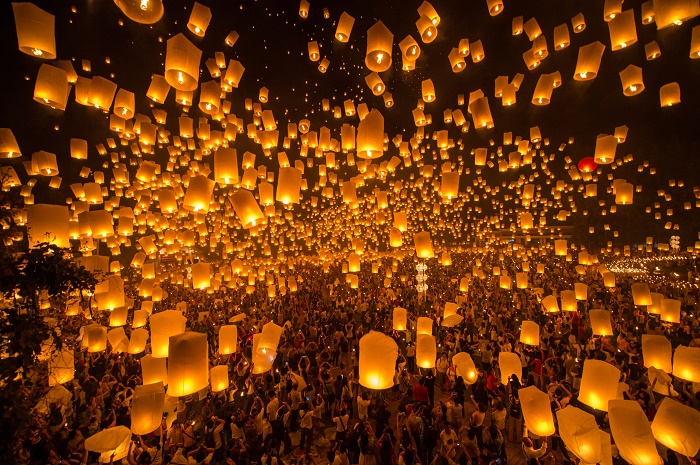 Đi Chiang Mai mùa nào đẹp - Lễ hội Yi Peng