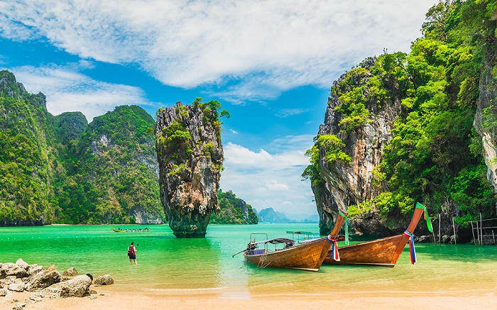 Kinh nghiệm du lịch Thái Lan tháng 4 - Làn nước xanh như ngọc ở Phuket
