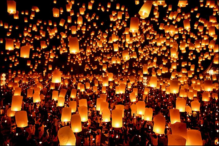 Lễ hội đèn trời Chiang Mai - Ý nghĩa của những chiếc đèn lồng trong lễ hội 