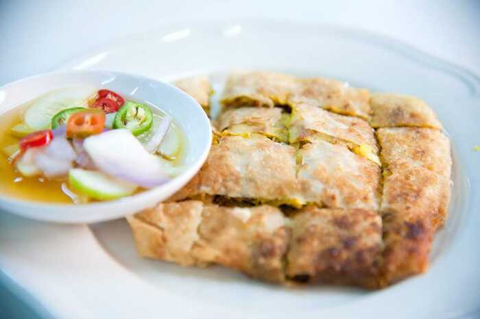 Món ăn ngon ở Bangkok - Bánh nướng chảo Mataba giản đơn với hương vị thơm ngon