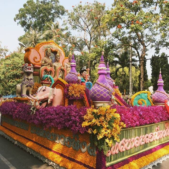 Nên đi Bangkok vào tháng mấy - Lễ hội Lâu đài sáp được tổ chức với quy mô lớn tại Thái Lan.
