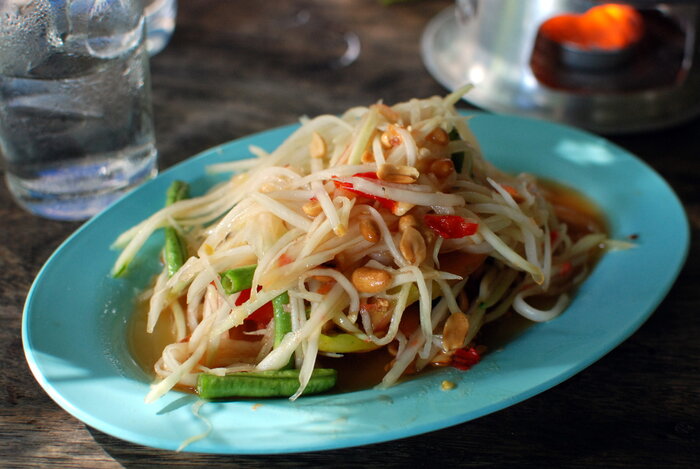 Som Tam là món ăn đường phố Thái Lan nôỉ tiếng