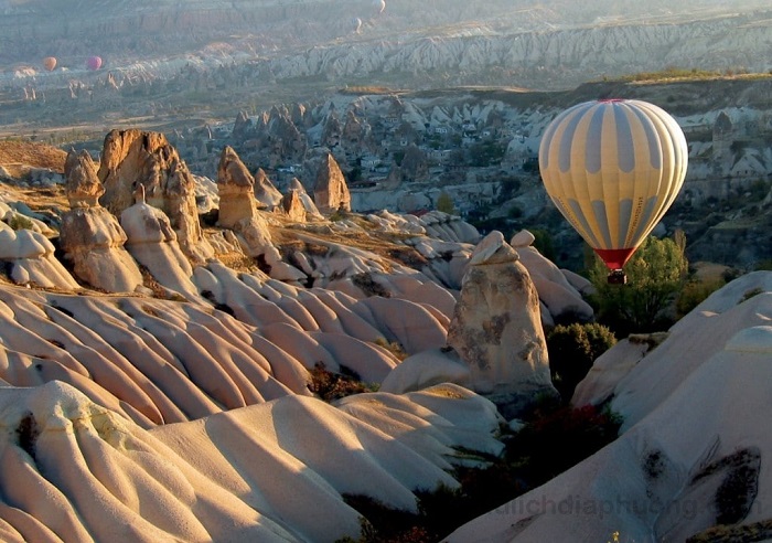 Thổ Nhĩ Kỳ có gì nổi tiếng - Quần thể núi đá vôi Cappadocia