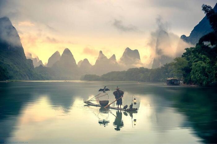 Du lịch Quảng Tây Trung Quốc - Vẻ đẹp hữu tình của dòng Quế Giang