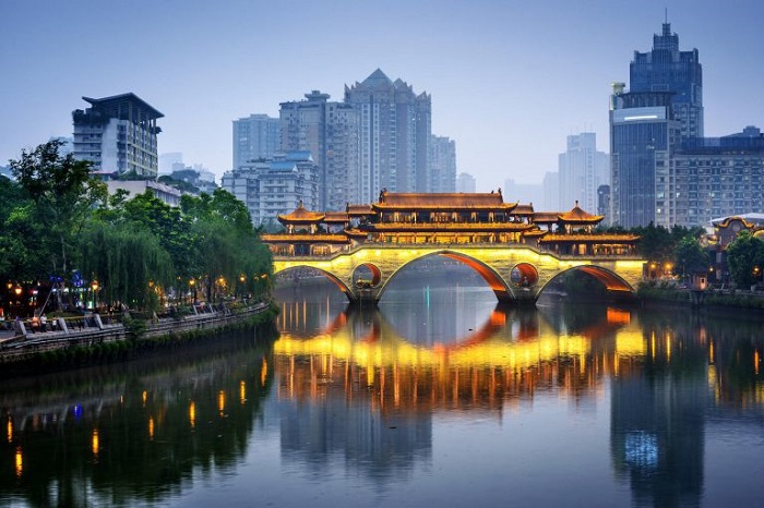 Du lịch Thành Đô Trung Quốc - Hình ảnh phố Cẩm Lý