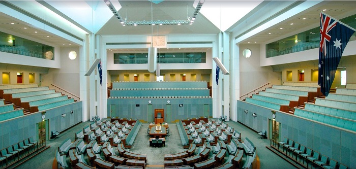 Tòa nhà quốc hội Úc - Không gian phòng họp