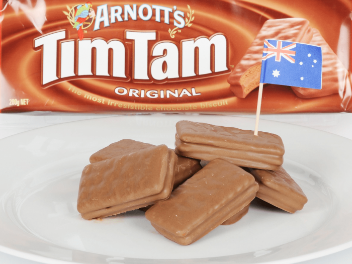 tim tam quà lưu niệm ở Úc