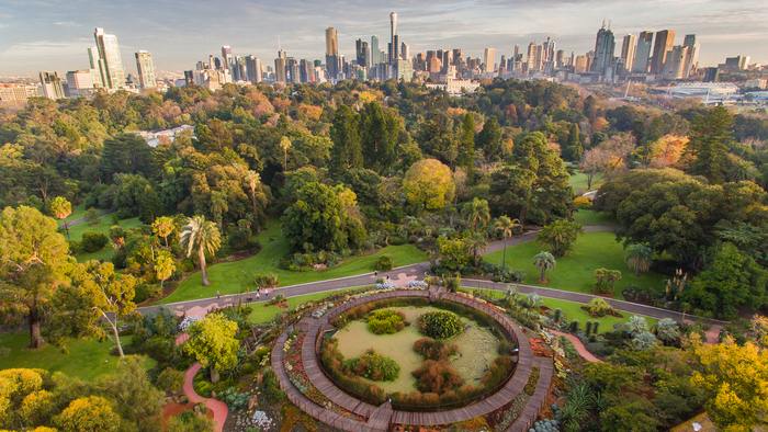 Địa điểm du lịch Melbourne - Toàn cảnh vườn bách thảo Hoàng gia
