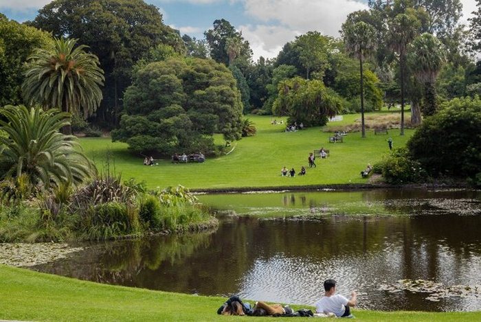 Địa điểm du lịch Melbourne - Một góc vườn bách thảo Hoàng gia