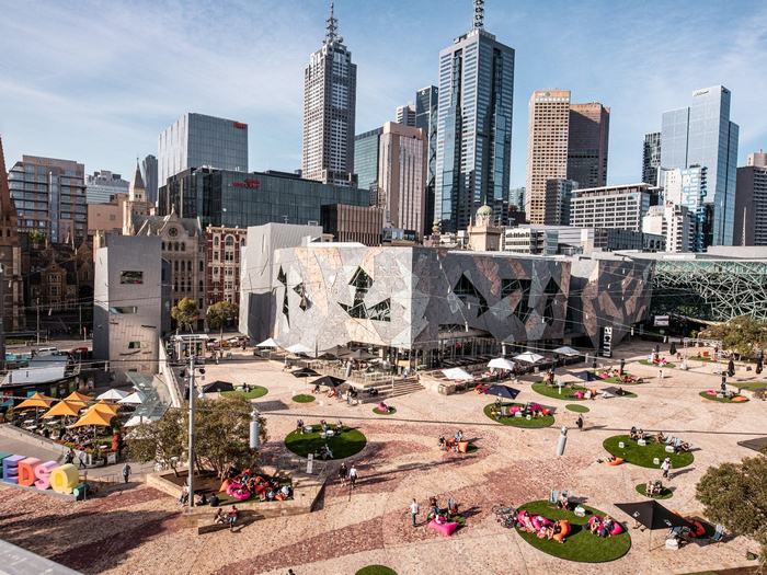 Địa điểm du lịch Melbourne - Toàn cảnh quảng trường