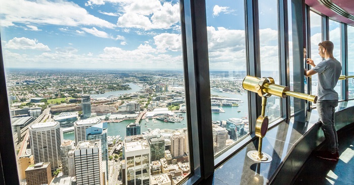 Ống nhòm tại tháp Sydney