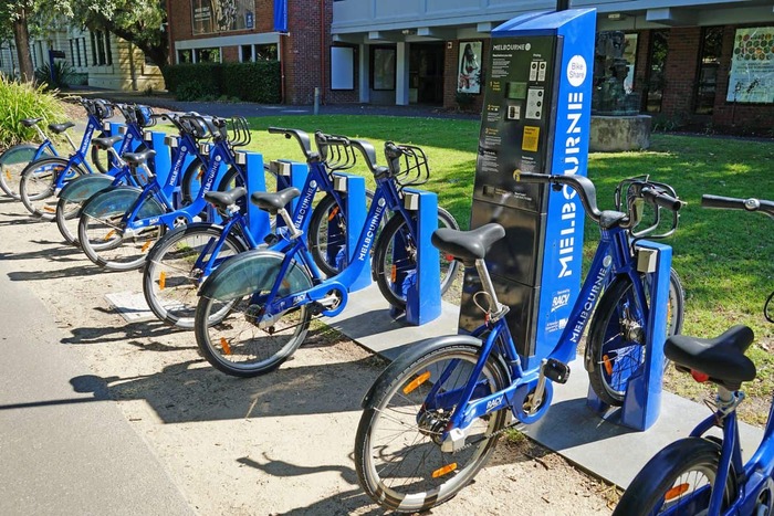 Đi lại ở Melbourne - Xe đạp công cộng cho người dân và du khách thoải mái sử dụng