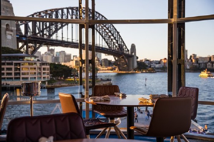 Nhà hàng nổi tiếng ở Sydney - View cảnh từ Quay Restaurant.